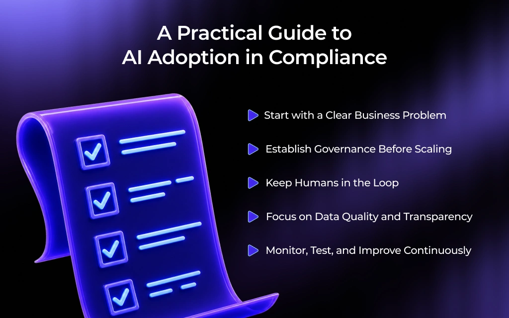A Practical Approach to Adopt AI in Compliance Without Losing Control