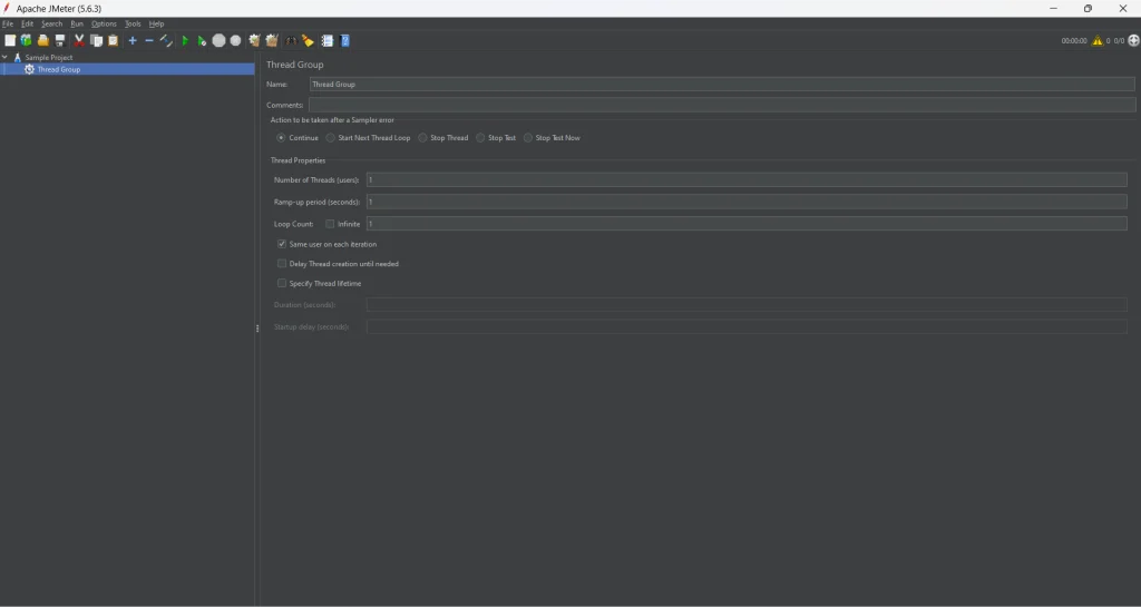  Jmeter performance testing