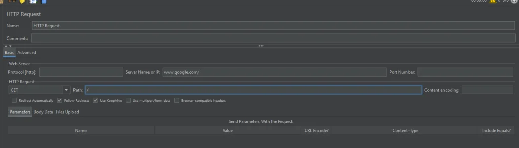 Add Sampler (HTTP Request) in JMeter Performance Testing
