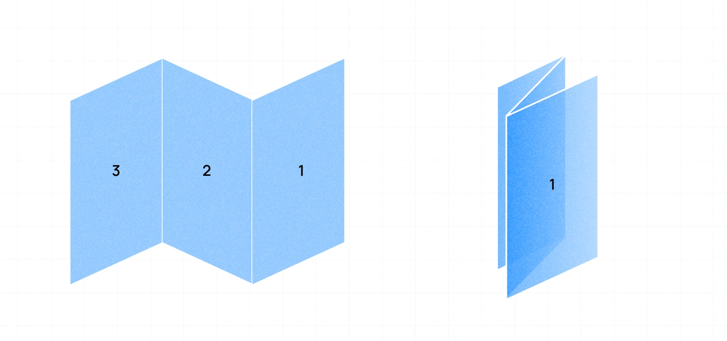 Z-Fold Brochure (Brochure Gấp Ziczac)