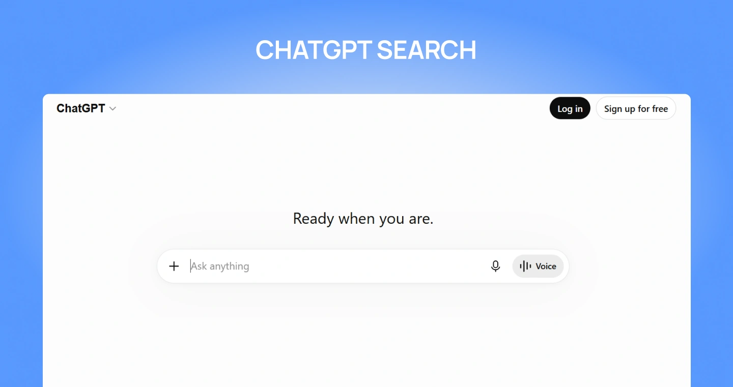 ChatGPT Search