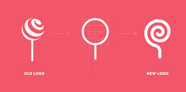 Lollypop logo redesigning