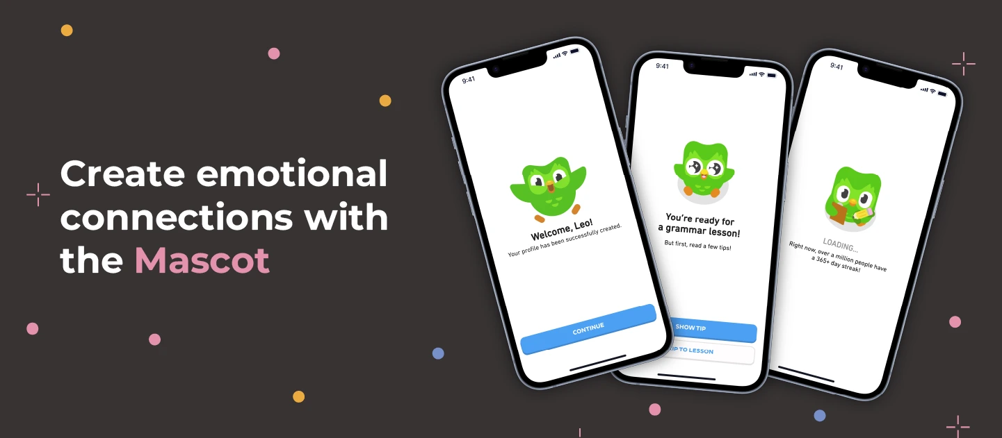 Create emotional connections with the Mascot