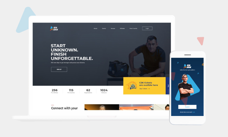 Web versus mobile approach - sports