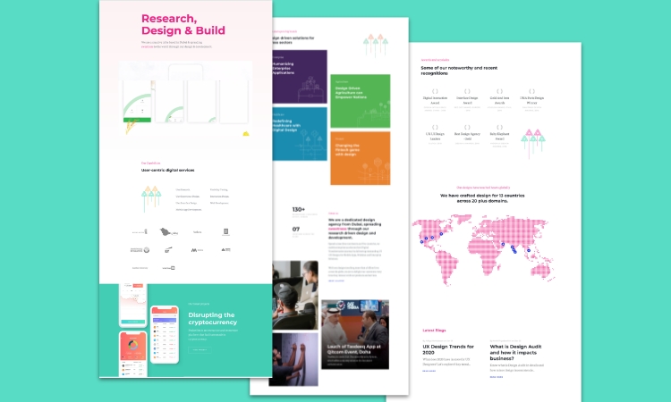 asymmetrical layouts