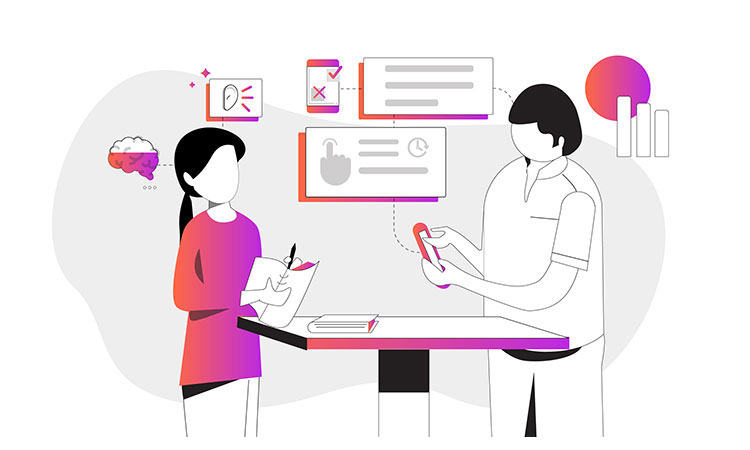 Love for feedback (illustration)