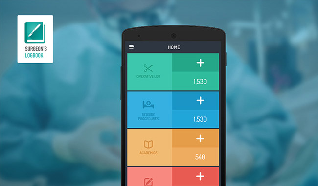 Surgeon Book App Design
