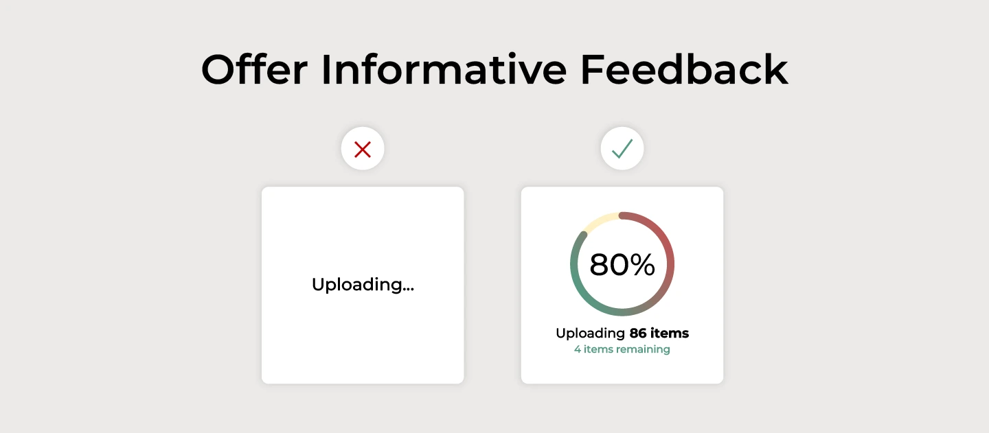 Offer Informative Feedback