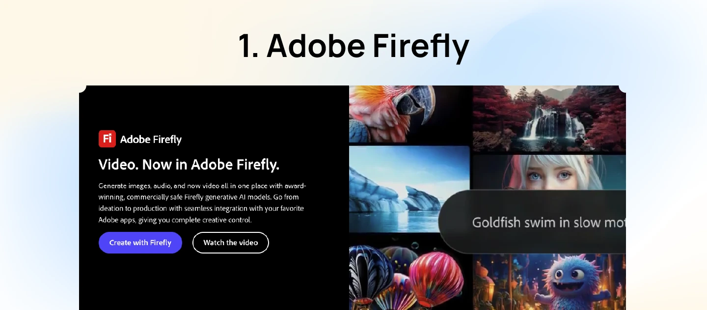 Adobe Firefly - AI Design Tools
