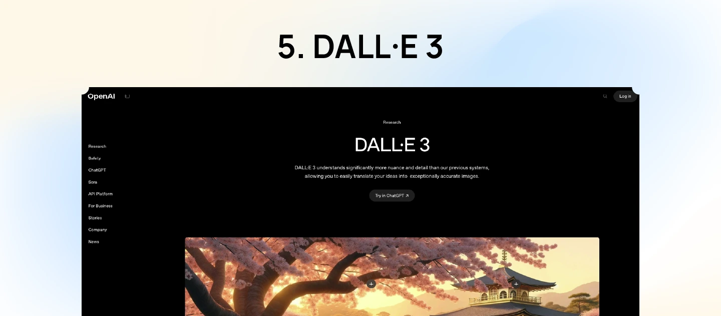 DALLE AI design tool