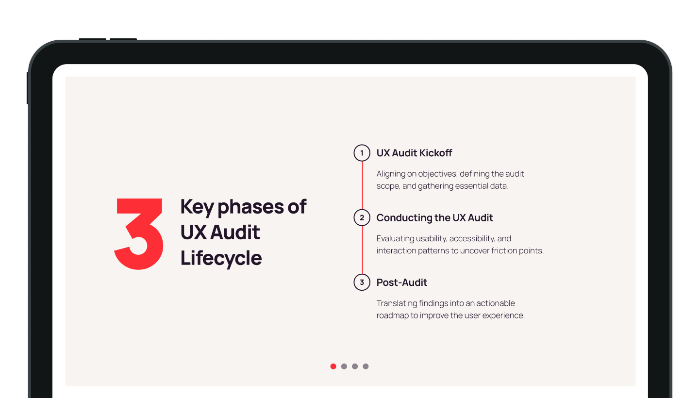 UX Audit Handbook template