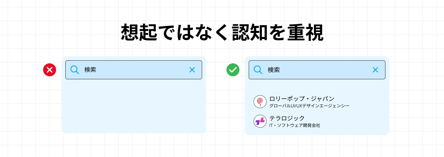 想起ではなく認知を重視