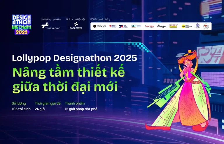 Lollypop Designathon Vietnam 2025: Sân chơi thiết kế UI/UX – bứt phá cùng AI trong kỷ nguyên mới