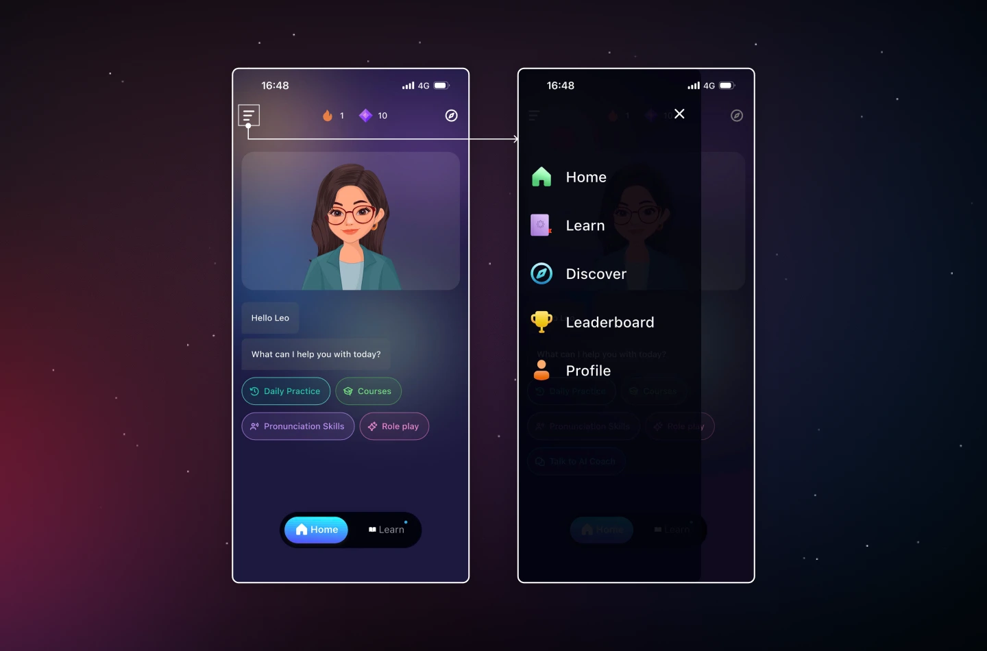 Hamburger Menu
