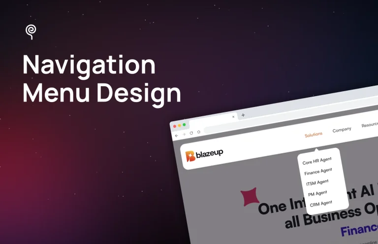 Anatomy of an Effective SaaS Navigation Menu Design