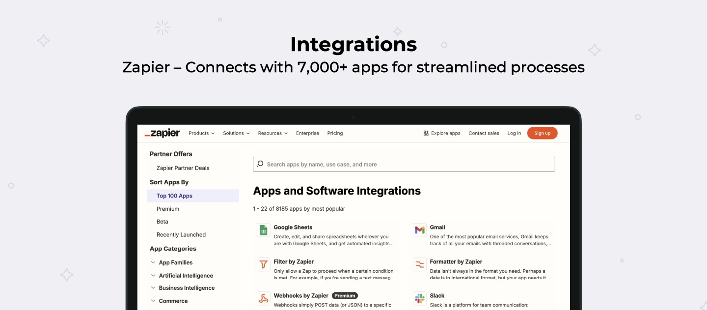 Integrations Saas
