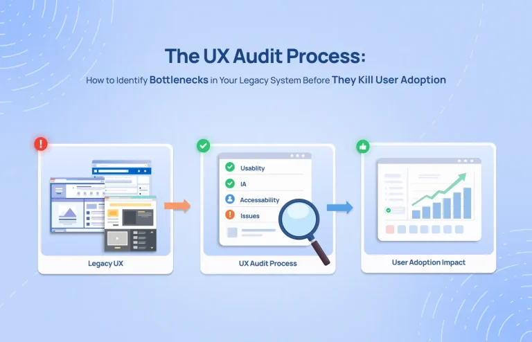 The UX Audit Process: How to Identify Bottlenecks in Your Legacy System Before They Kill User Adoption