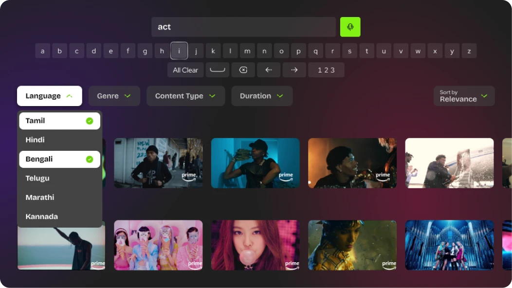 Search UI