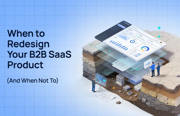 When to Redesign Your B2B SaaS Product (And When Not To)