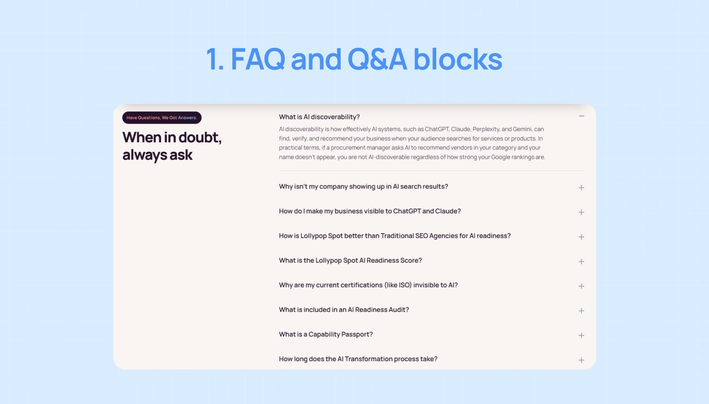 The four content formats AI tools prefer