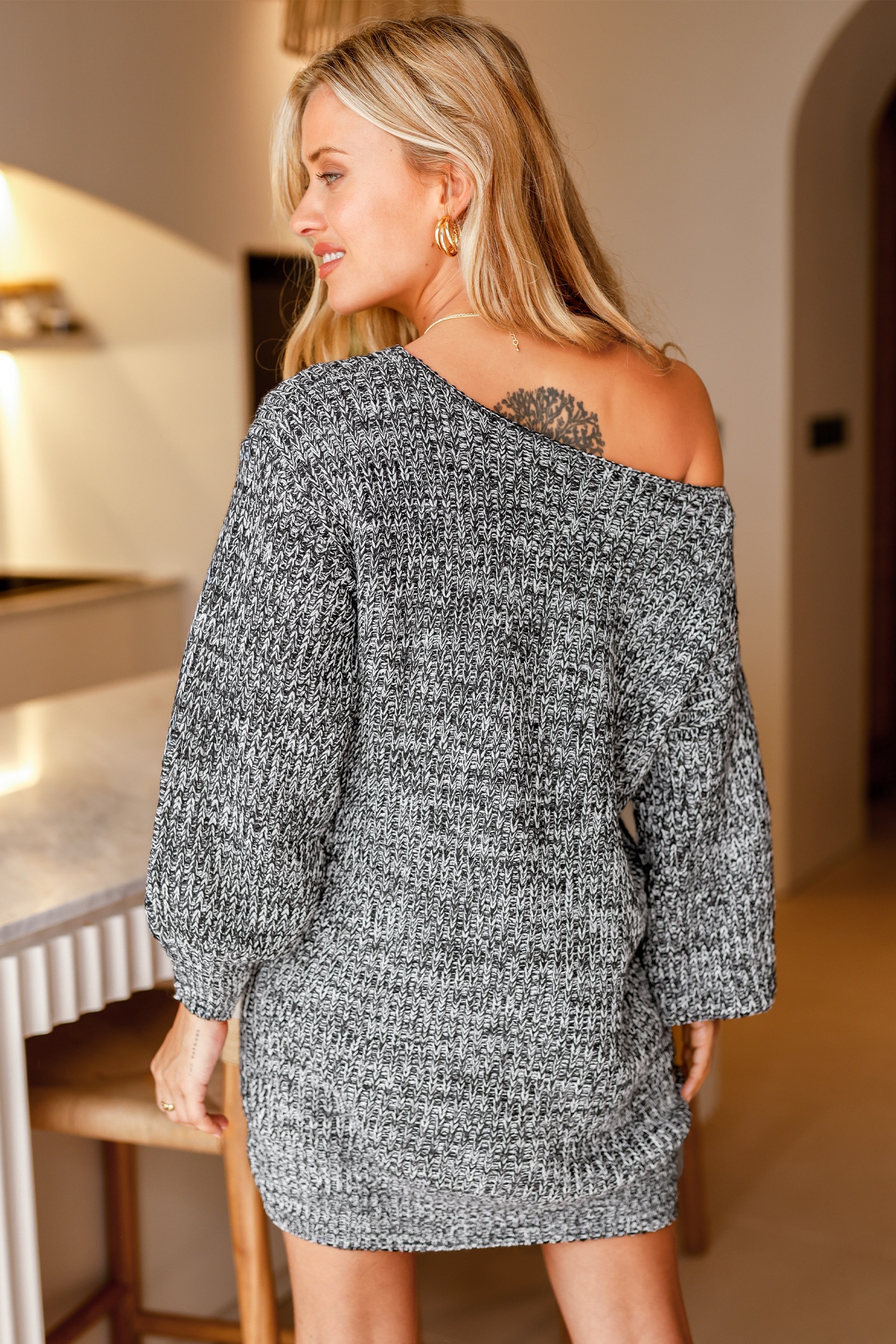 Knit One Shoulder Dress (Talla M) thumbnail