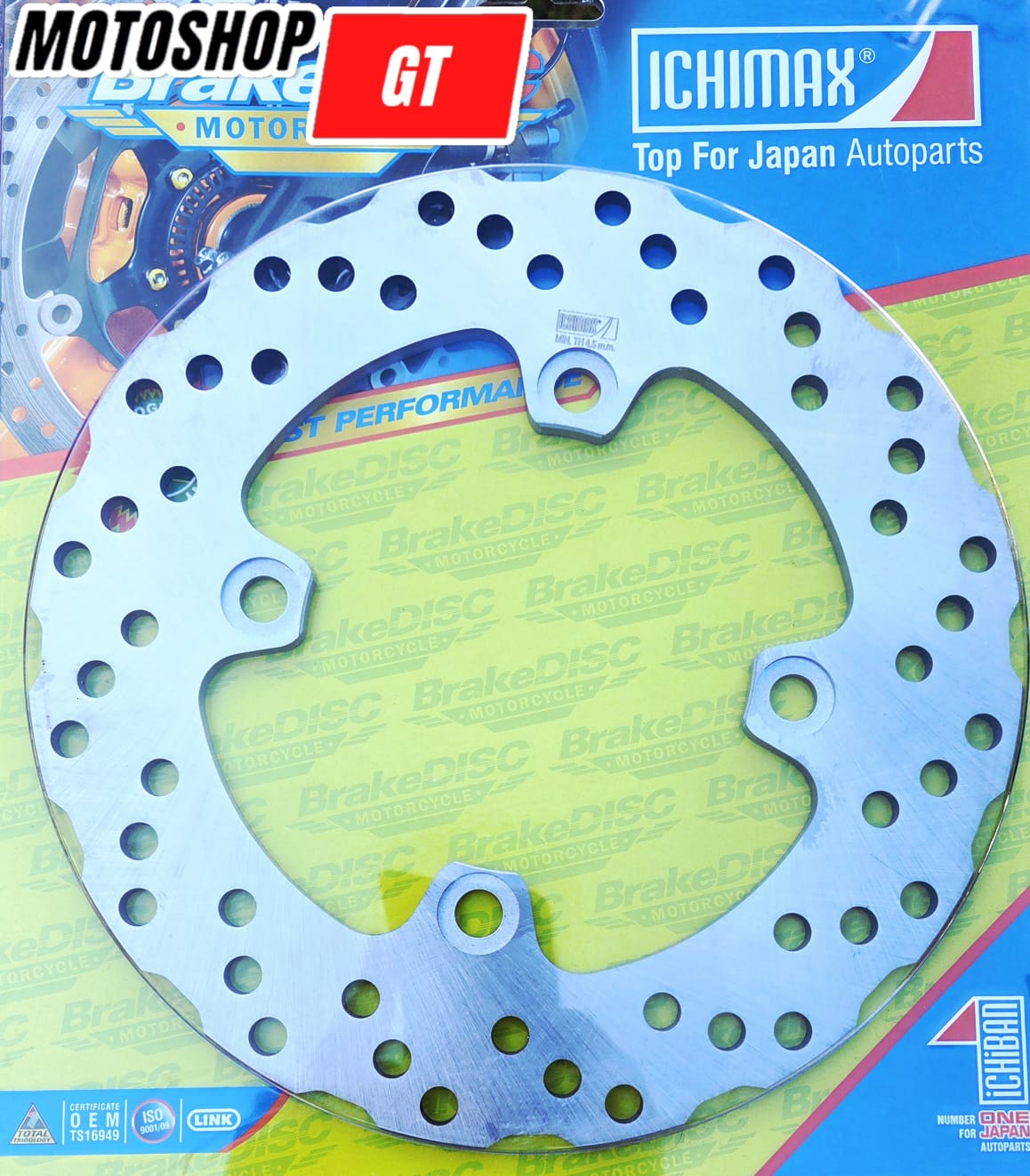 Disco de Freno Trasero Kawasaki NINJA 650 / VERSYS 650 ICHIMAX