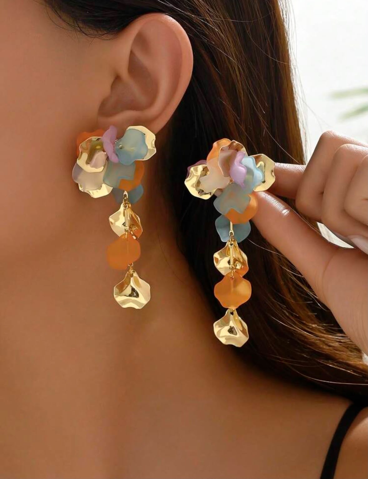 Bohemian Multicolor Pastoral Earrings thumbnail