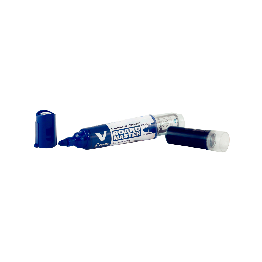 MARCADOR PILOT P/PIZARRON RECARGABLE MASTER AZUL WBMA