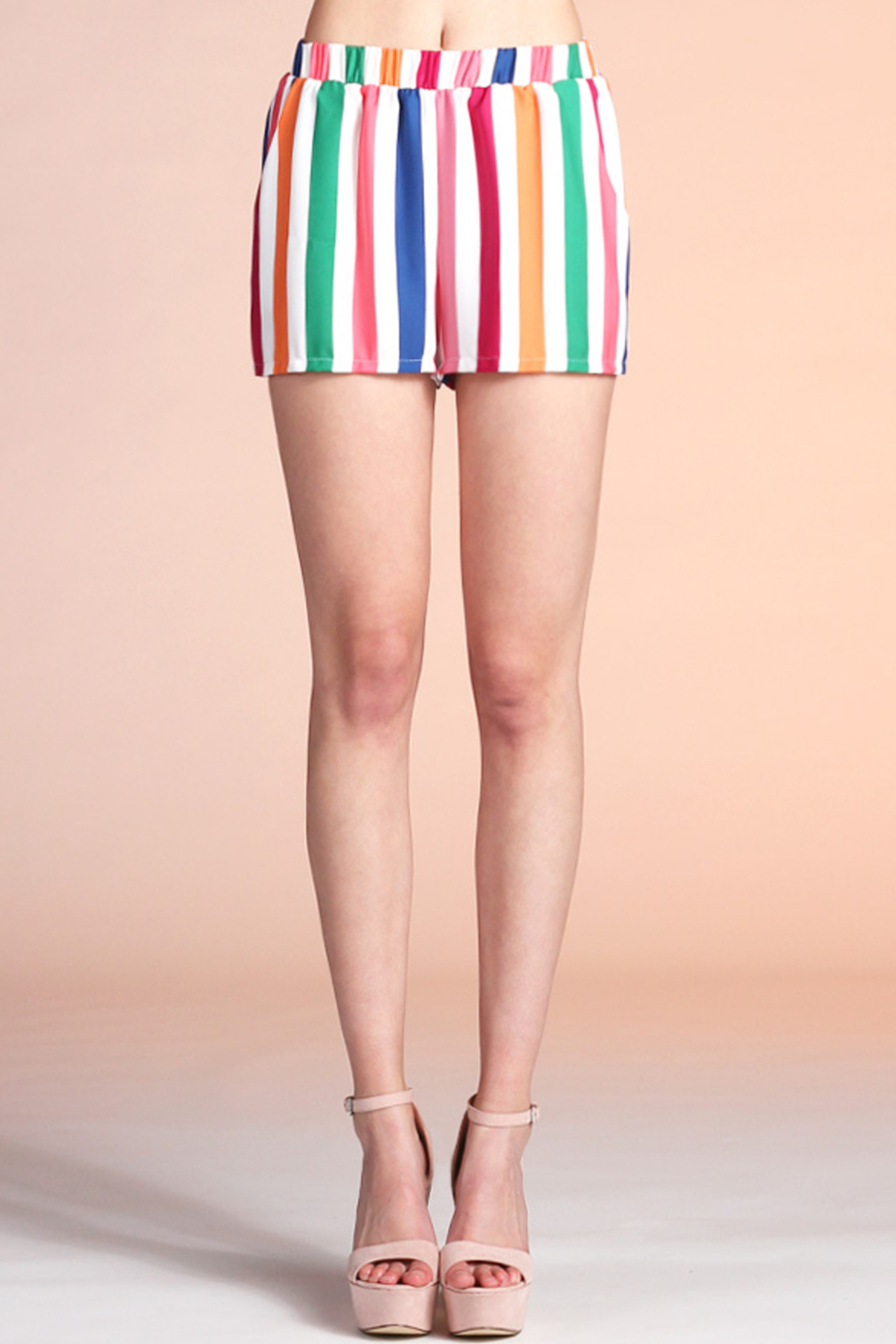 Rainbow Stripe Pocket Shorts (Talla S) thumbnail