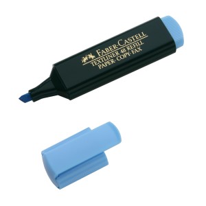 RESALTADOR FABER-CASTELL CELESTE