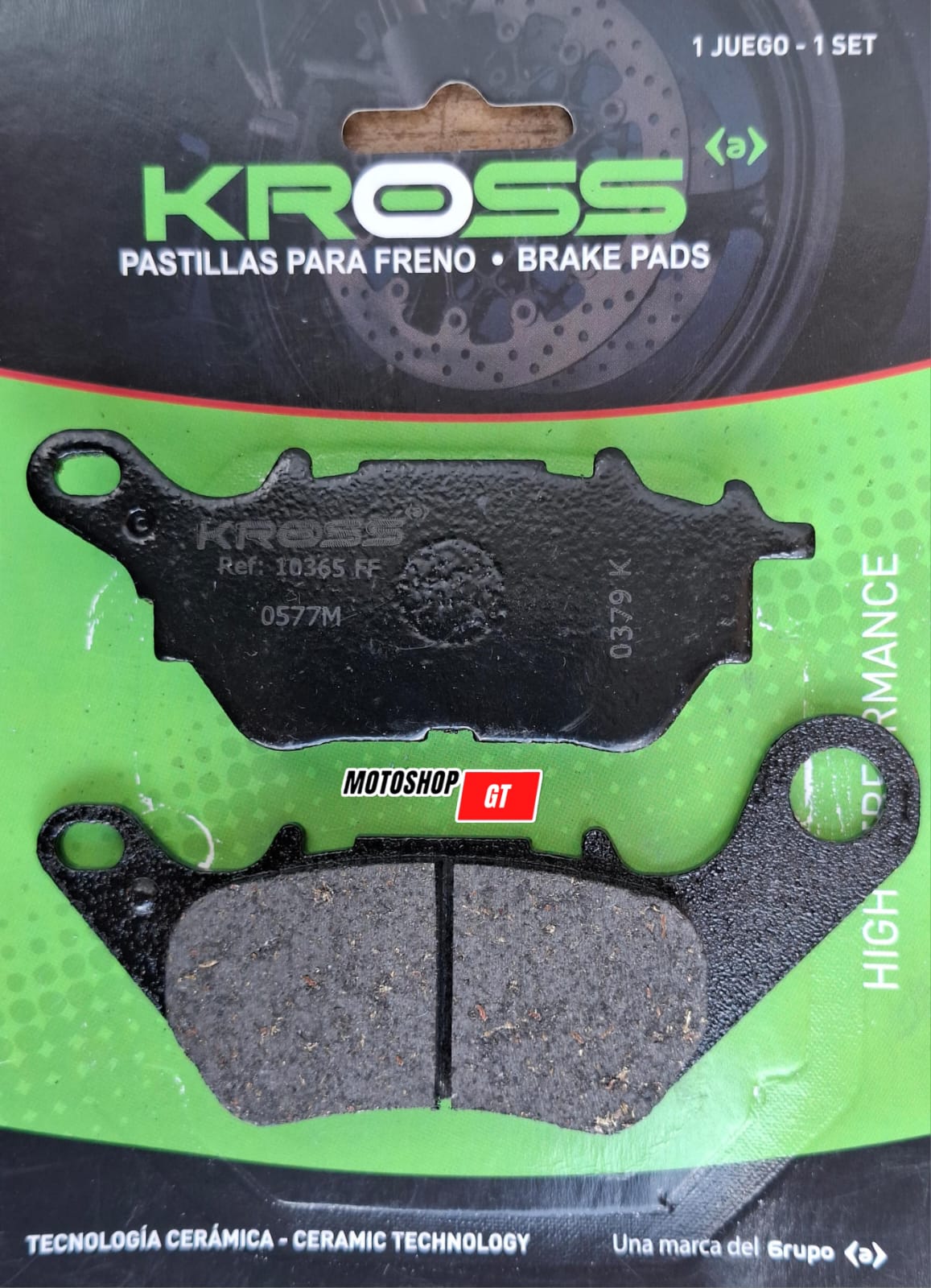 Pastilla de Freno Trasera YAMAHA R3 / MT03 / X-MAX300 KROSS