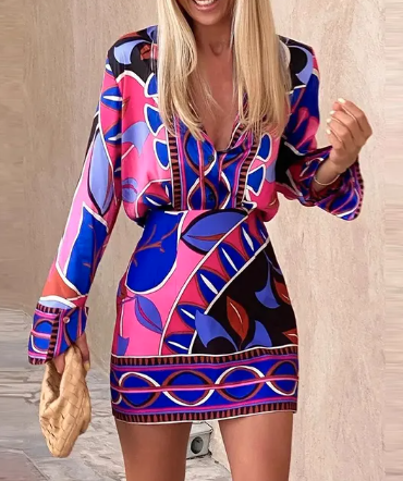 Purple Sleeve Button Shirt Mini Short Suit (Talla S) thumbnail