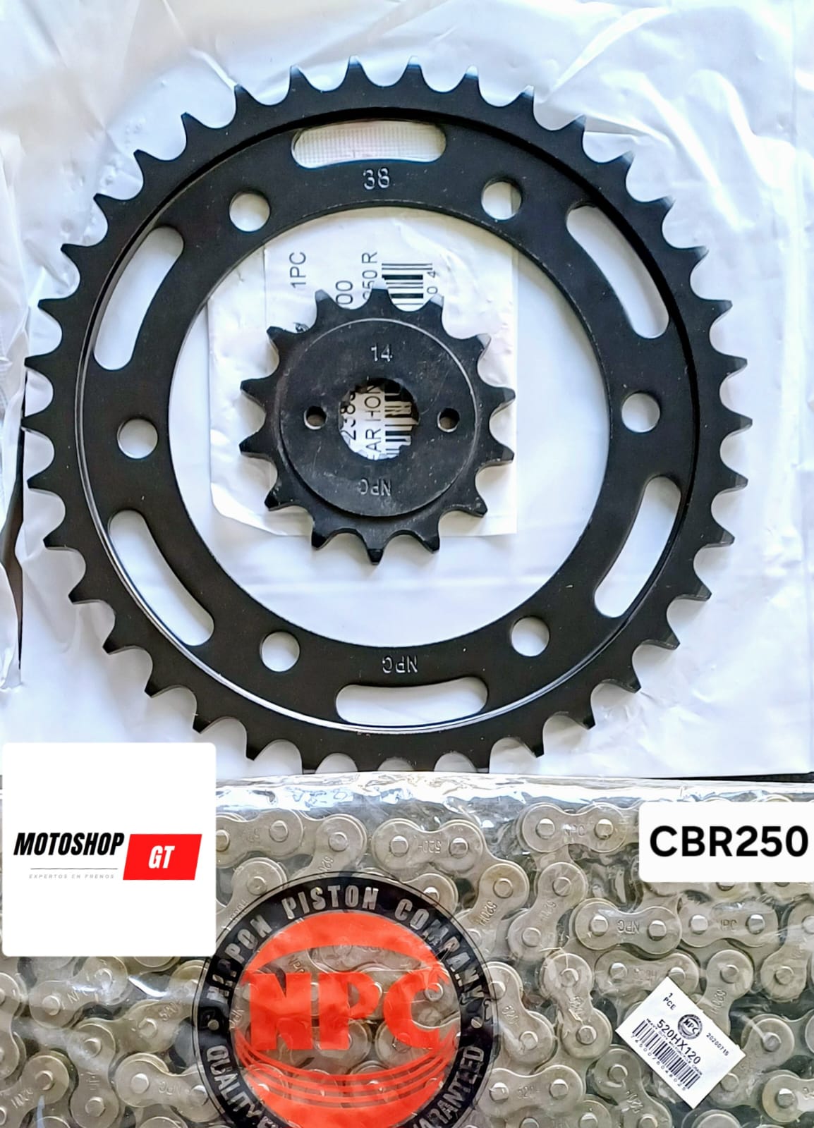 Kit de Arrastre Honda CBR250R NPC