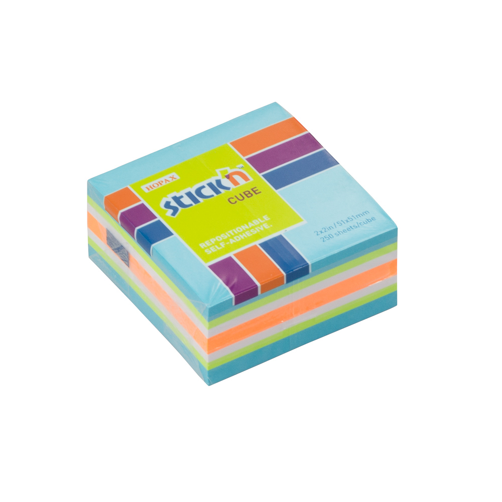 CUBO MINI STICKN 2X2 COLORES PASTEL "B"