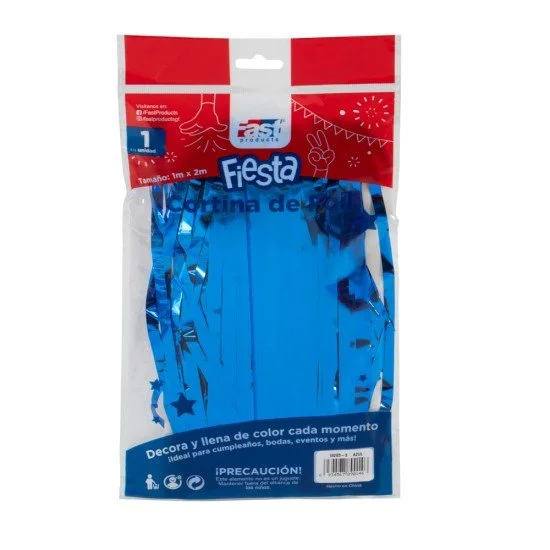 CORTINA FOIL FAST 1X2MT AZUL
