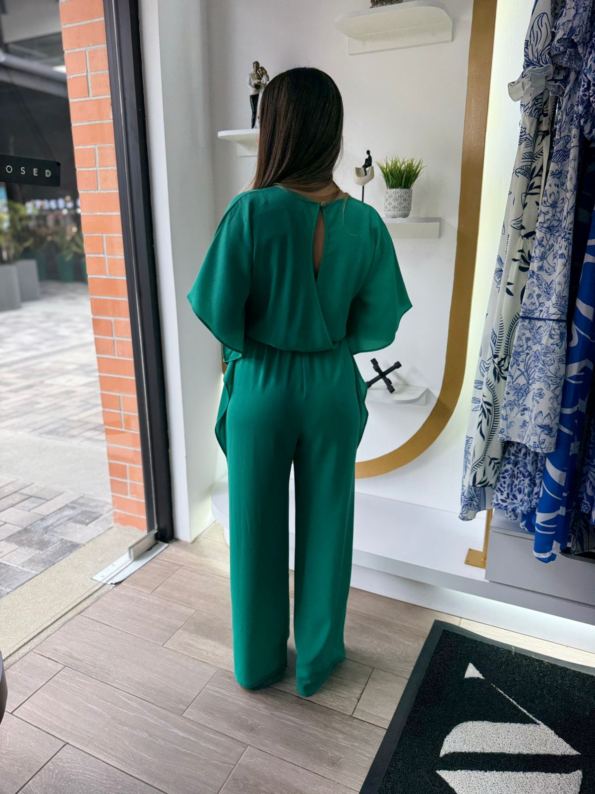 Jade Caftan Romper (Talla S) thumbnail