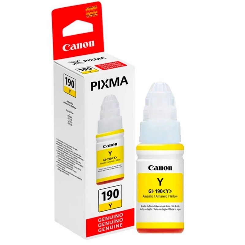 TINTA CANON GI-190 AMARILLO 70ml