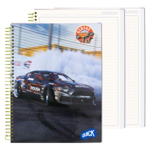 CUADERNO ESPIRAL QUICK GARAGE ART P/DURA M/MATERIAS 150h