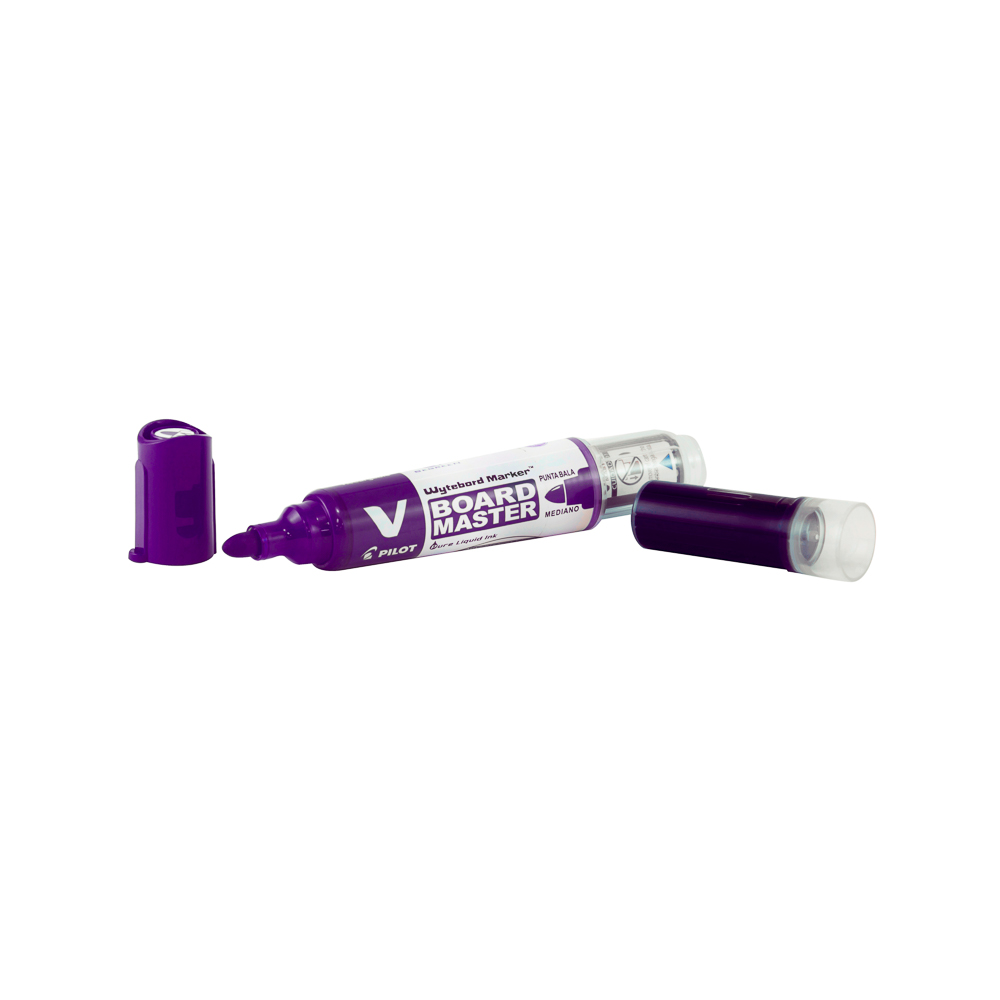MARCADOR PILOT P/PIZARRON RECARGABLE MASTER MORADO WBMA