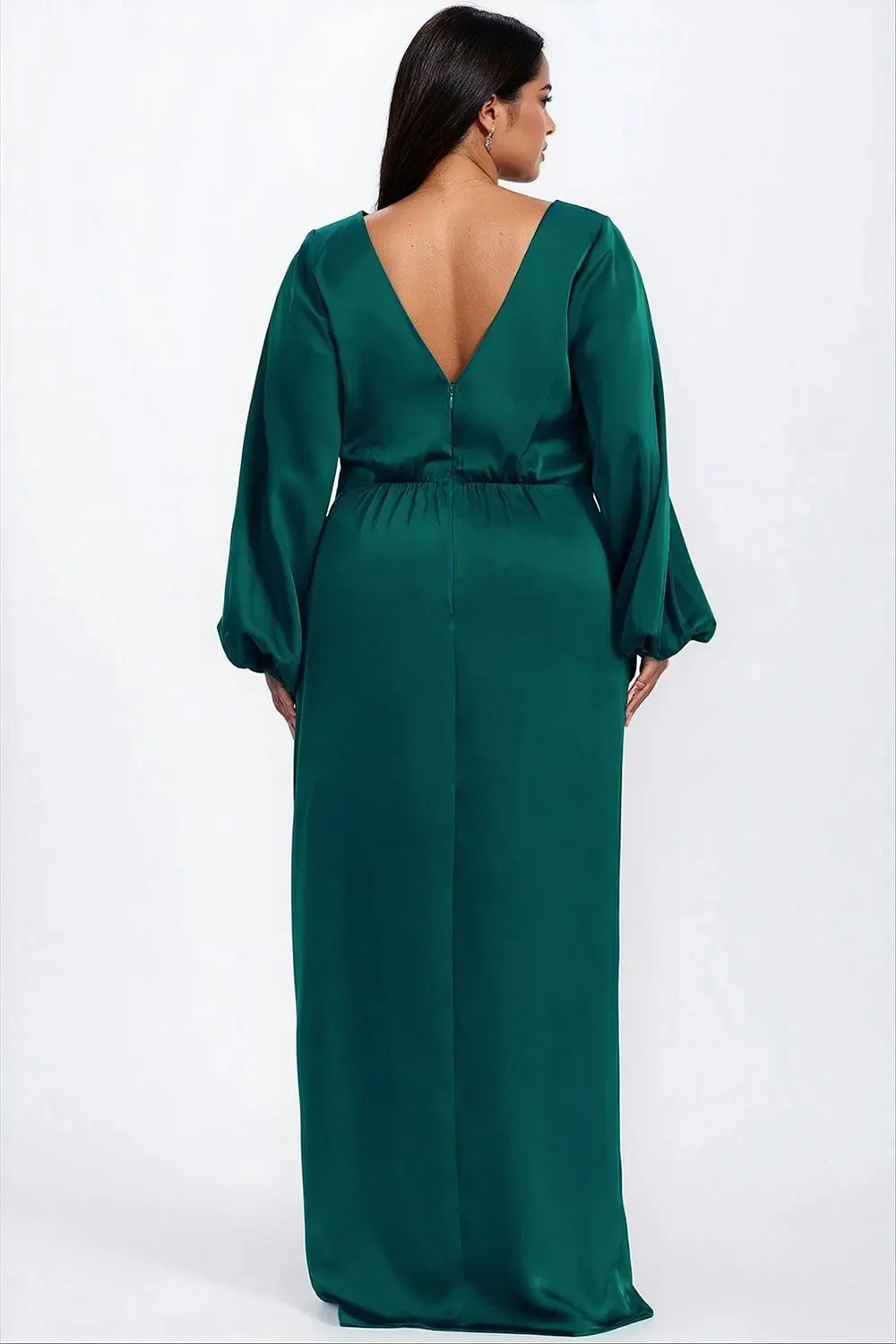 Teal Special Occasion Maxi Dress (Talla 2XL) thumbnail