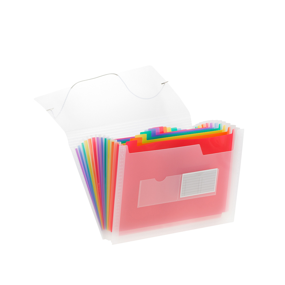 ARCHIVADOR BEAUTONE T/CARTA 13 SEP. SPECTRAFILE TRANSPARENTE