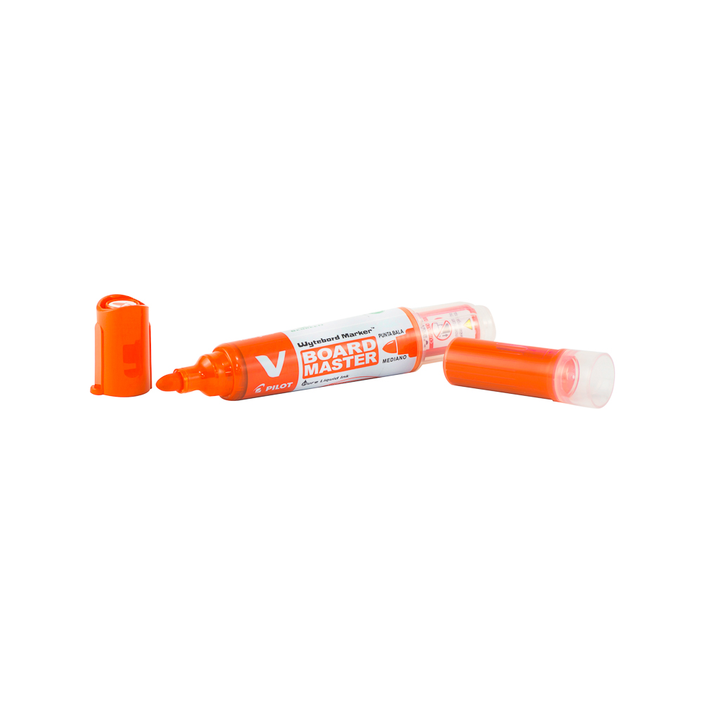 MARCADOR PILOT P/PIZARRON RECARGABLE MASTER ANARANJADO WBMA