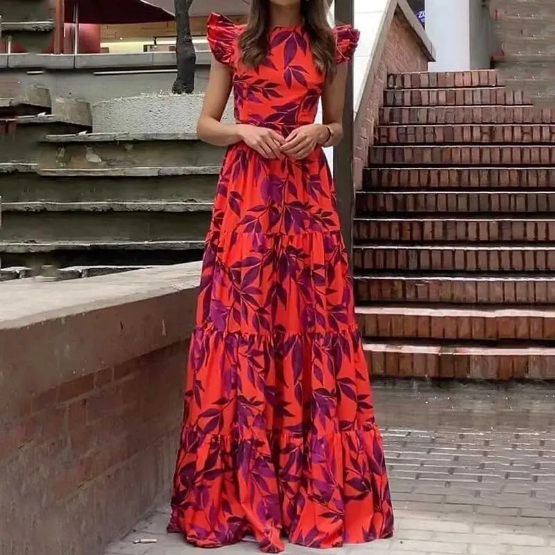 Tangerine Maxi Dress (Talla S) thumbnail