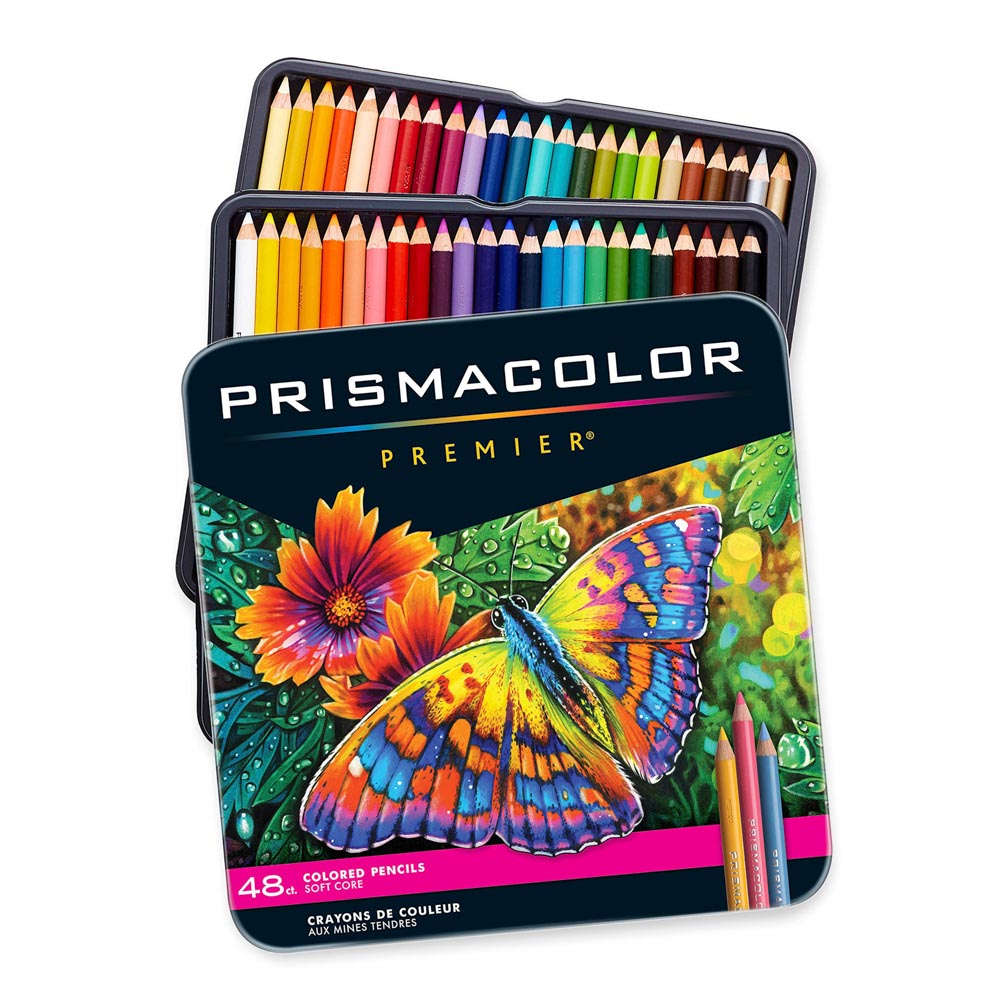 CRAYON DE MADERA PRISMACOLOR PREMIER 48 COLORES LARGO