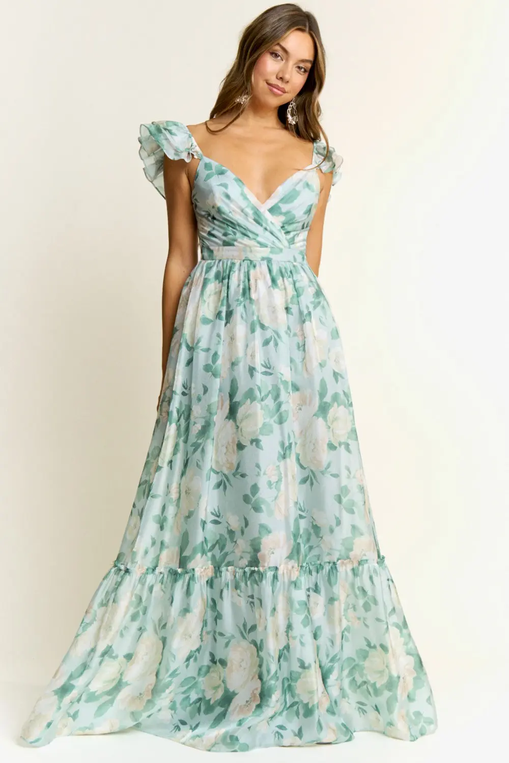 Light Multicolor Maxi Dress (Talla M) thumbnail