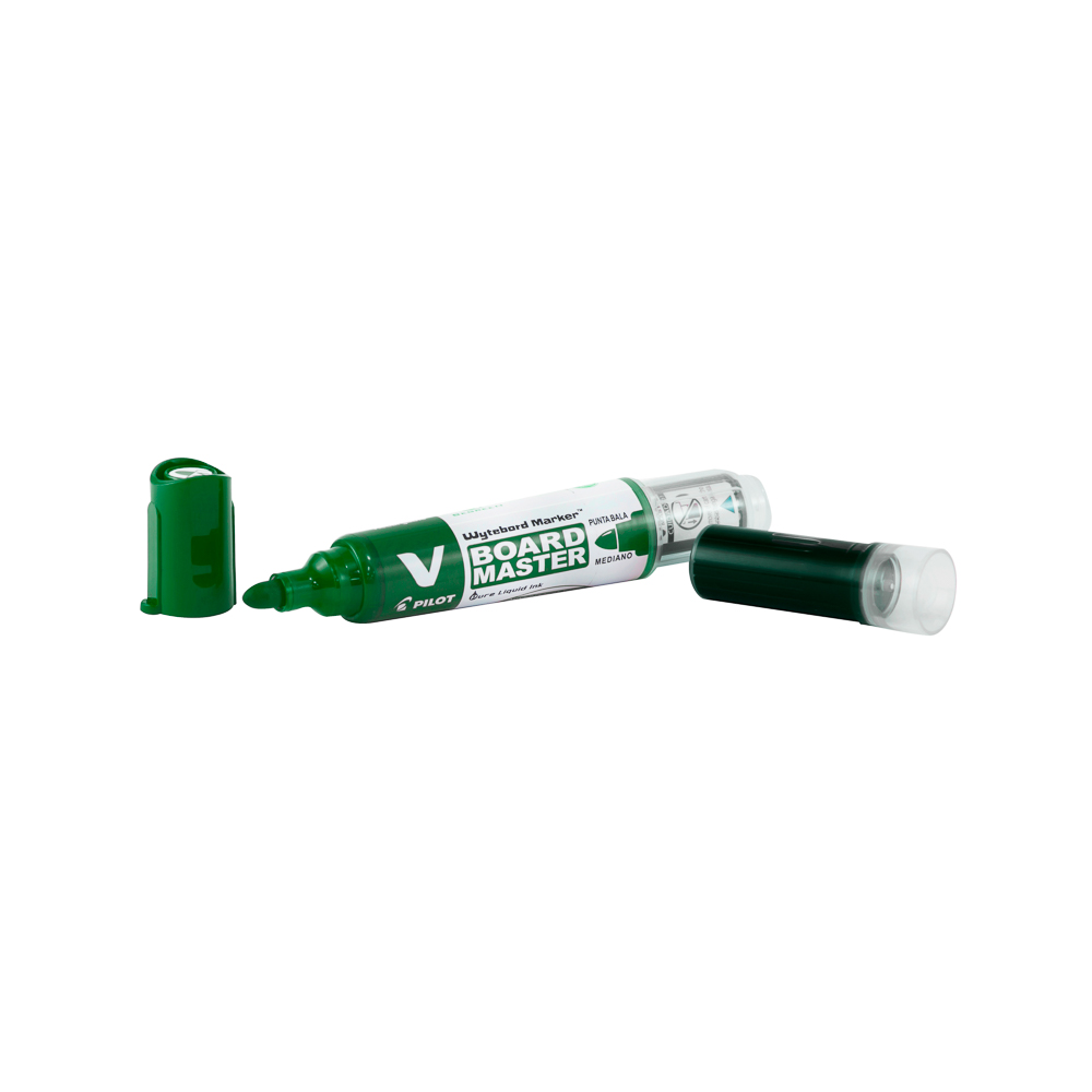 MARCADOR PILOT P/PIZARRON RECARGABLE MASTER VERDE WBMA