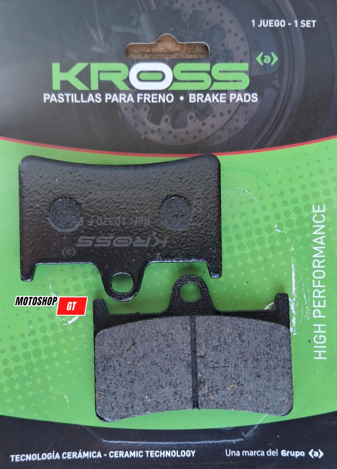 Pastilla de Freno Delantera YAMAHA R6 / MT07 / MT09 KROSS