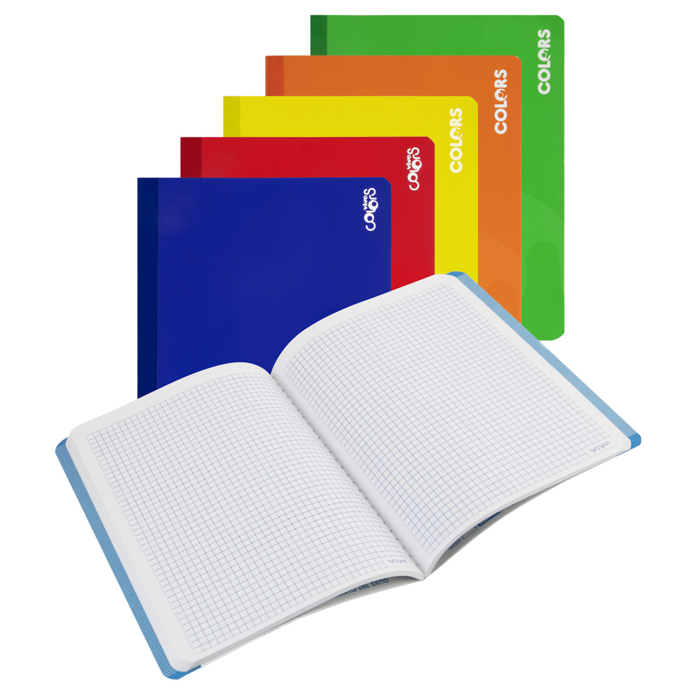 CUADERNO COSIDO VIVO T/CARTA 100H. 5MM.