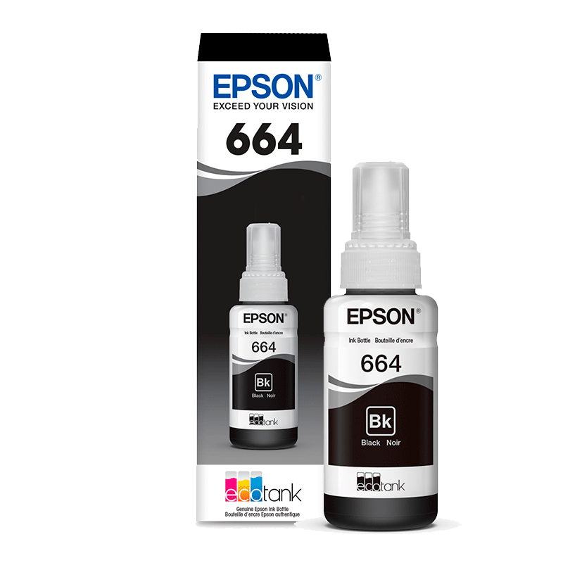 TINTA EPSON T664 NEGRO 70ml
