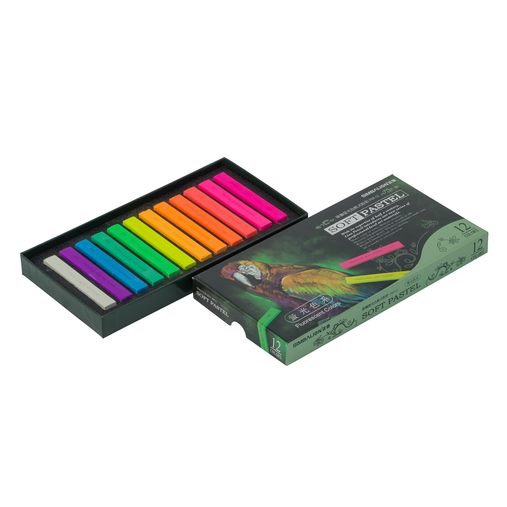 CRAYON PASTEL NEON SIMBALION 12 UNIDADES